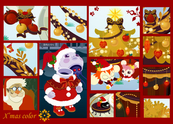 赤と金のクリスマス